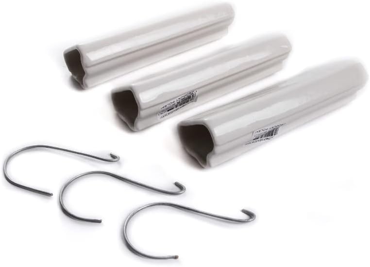 rg-vertrieb Keramik Verdampfer Verdunster für Rippenheizkörper Wasserdunster 0, 35L Weiss (3 Stück),