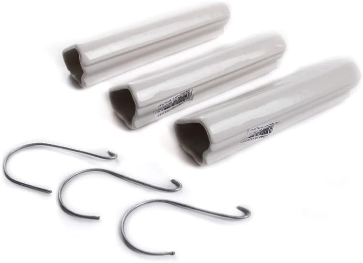 rg-vertrieb Keramik Verdampfer Verdunster für Rippenheizkörper Wasserdunster 0, 35L Weiss (3 Stück),