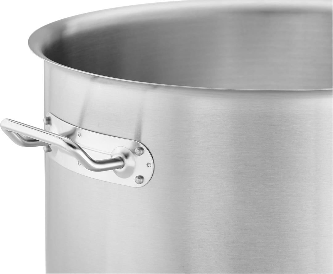 TECHNICA PRESTONA Topf Induktion 24 l – Kochtopf aus Edelstahl ⌀360 mm mit Deckel – Dreischichtboden