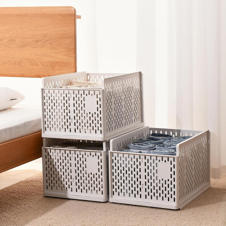 RMAN 2 Stück Kleiderschrank Organizer für Hose Schrank Organizer Faltbar Plastik Hosen Kleiderbügel
