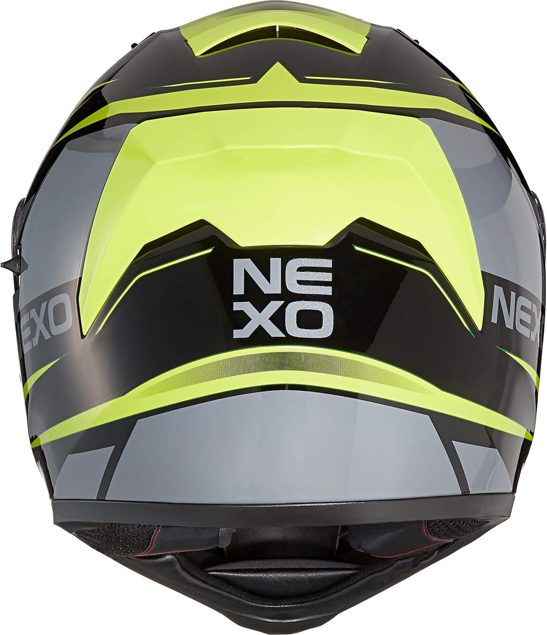 Nexo Integralhelm Sport II – Kratzfeste Visierung – Thermoplast – Belüftung Gelb XL, Gelb XL