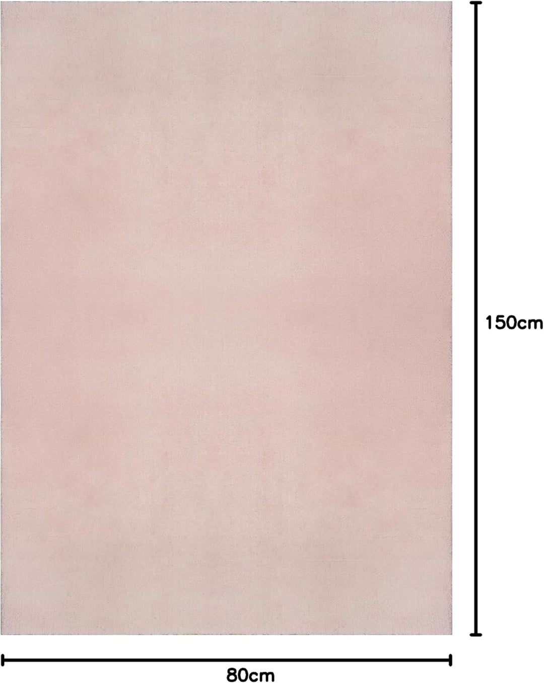 the carpet Relax – Superweiches Badezimmerteppich, Flauschige Badematte in Felloptik, rutschfest & W