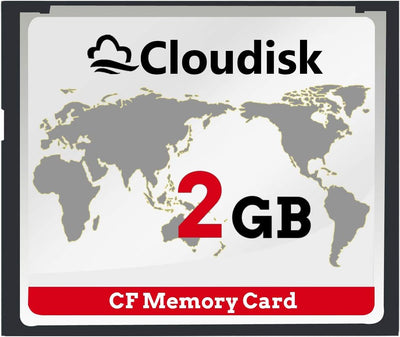 Cloudisk Pack von 2 Compact Flash Card (2GB), 2GB