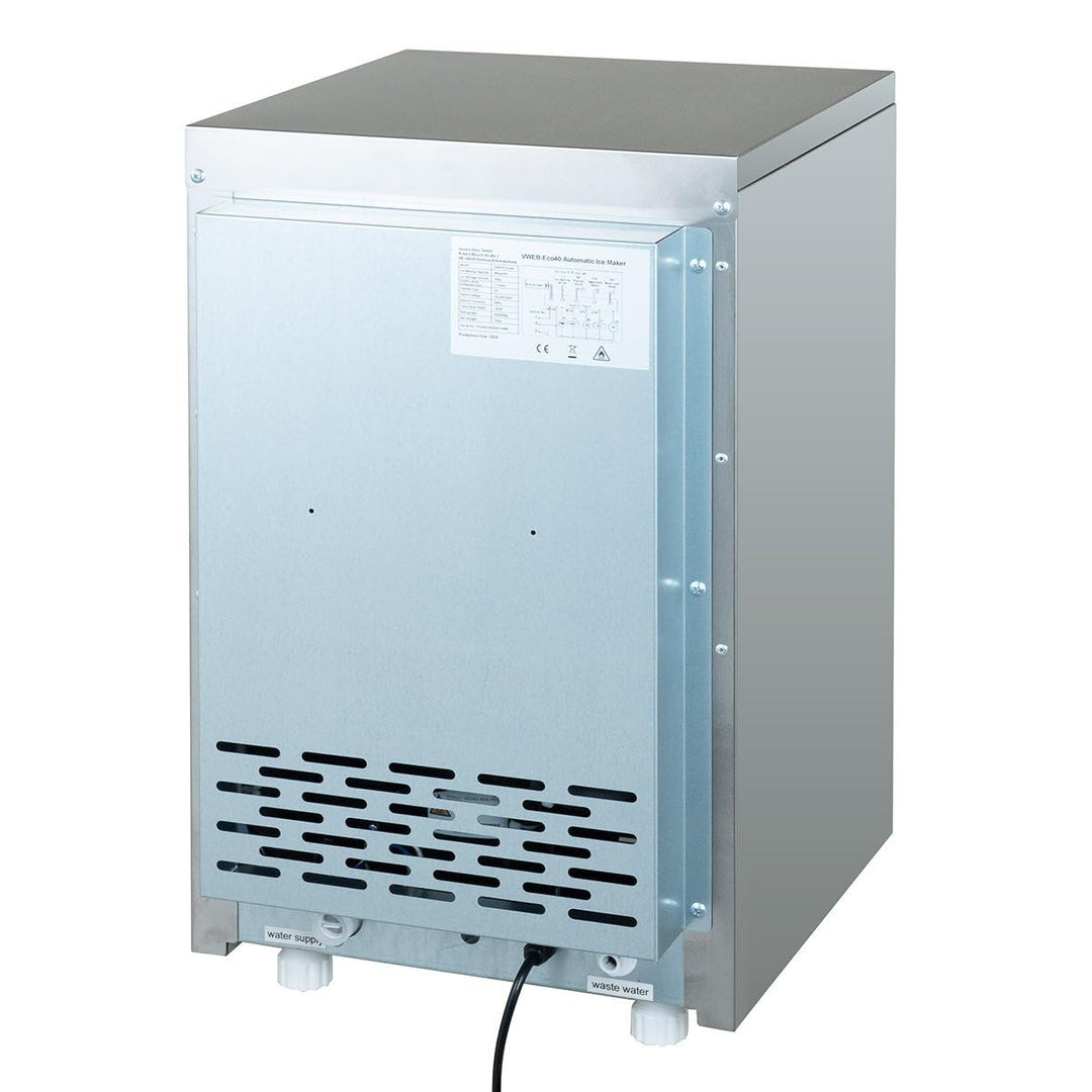 Vollwürfel Eisbereiter ECO 40 kg Gastronomiebedarf