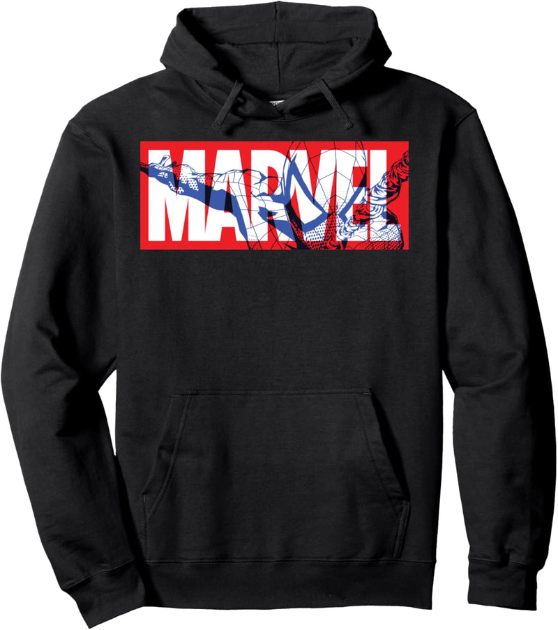 Marvel Classic Logo Spider-Man Fill Pullover Hoodie