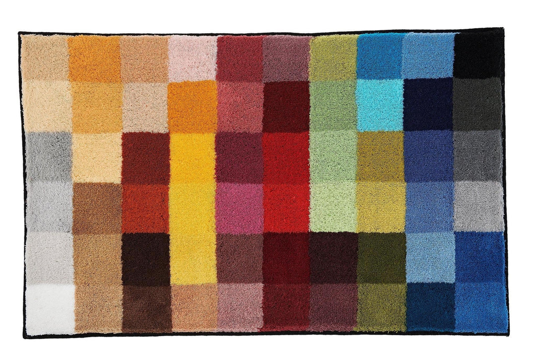 Kleine Wolke Cubetto Badteppich, Polyacryl, Mehrfarbig, 75 x 120 cm Mehrfarbig 75 x 120 cm, Mehrfarb