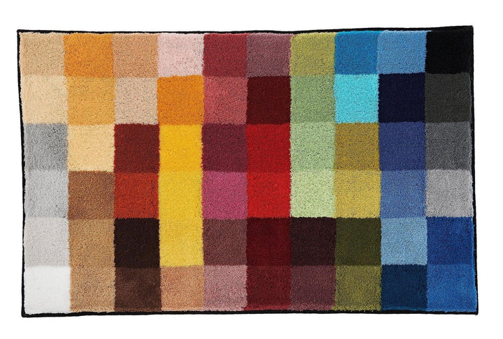 Kleine Wolke Cubetto Badteppich, Polyacryl, Mehrfarbig, 75 x 120 cm Mehrfarbig 75 x 120 cm, Mehrfarb