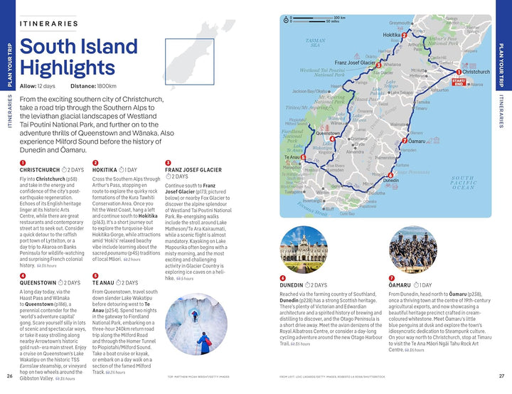 Lonely Planet New Zealand's South Island (Travel Guide), Taschenbuch