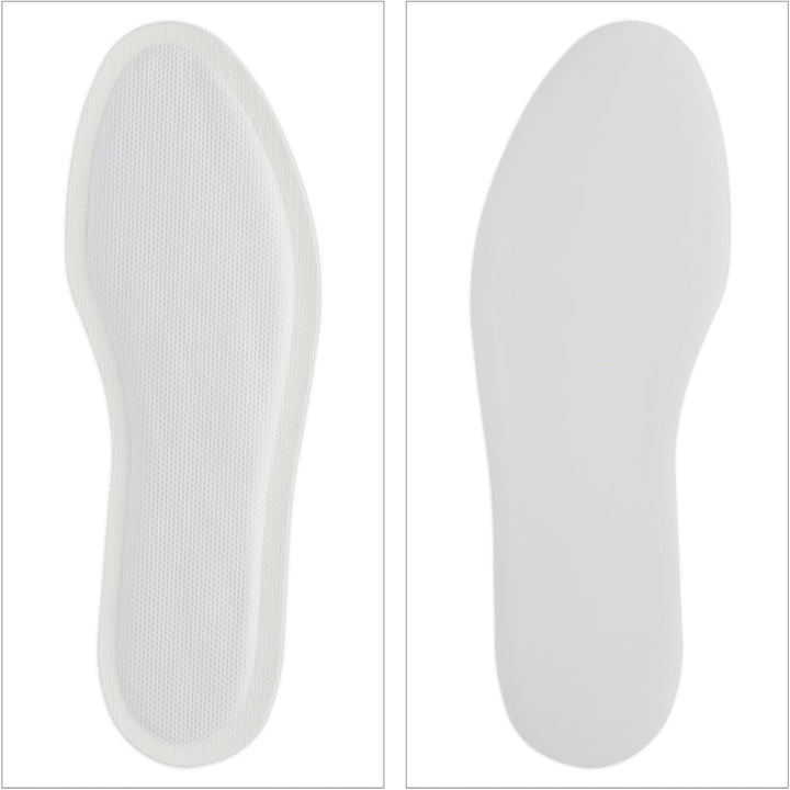 Relaxdays Sohlenwärmer, 20 Paar, Grösse L, Wärmeeinlagen für Schuhe, 8h warme Füsse, luftaktiviert,