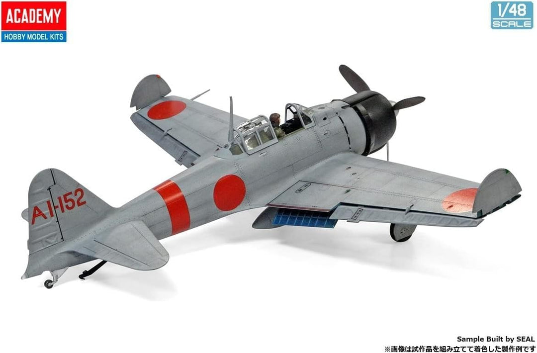 Academy 12352 1/48 Japanese Navy Zero Ship Fighter Flugzeug Typ 21 Midway Battle Kunststoffmodell