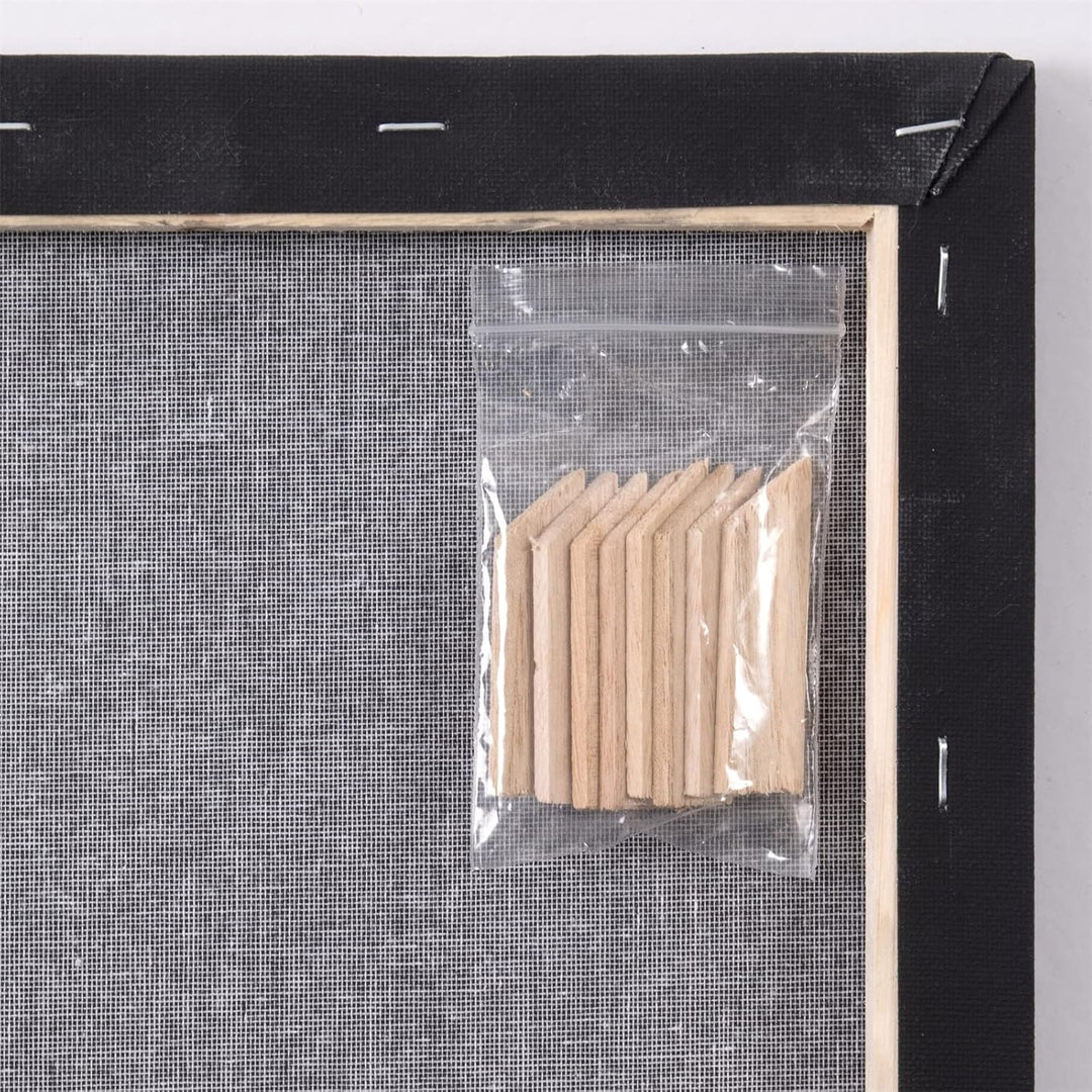 Art-Star 2x UNIVERSITY BLACK KEILRAHMEN 70x100 cm | schwarze Leinwände vorgrundiert, malfertige besp