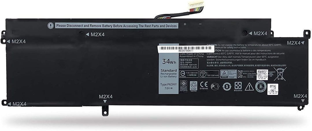 XCNR3 WY7CG Laptop Akku für Dell Latitude 13 7370 Ultrabook Serie (7.6V 34Wh)