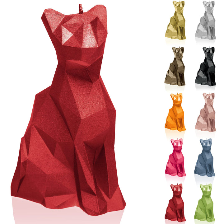 Candellana Handmade Cat Low-Poly Kerze Geschenk- Lustig - Dekorative Kerze - Home Décor - Geschenke