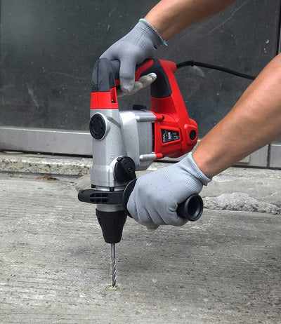 Matrix Bohrmaschine Schlagbohrmaschine Bohrhammer SDS Plus ideal zum Bohren, Meissel von Beton EHD 1