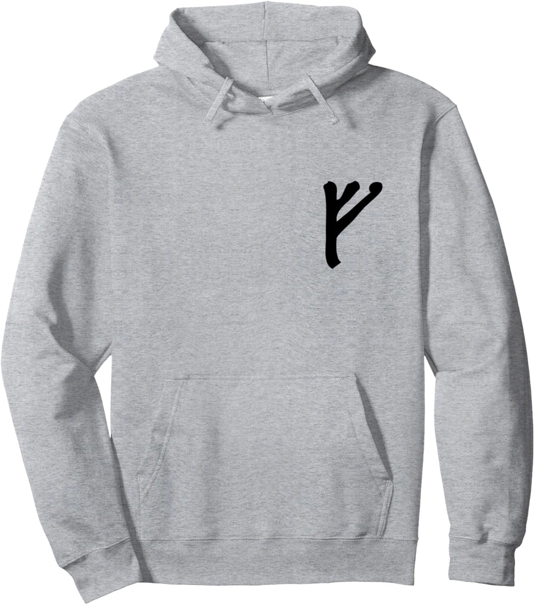 Fehu Schutz Rune Amulett Wikinger Nordisch Germanisch Odin Pullover Hoodie