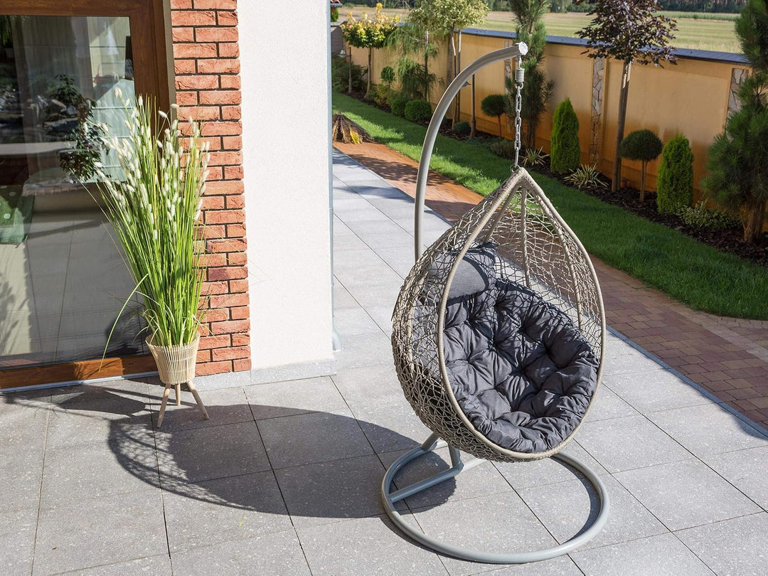 PillowPrim Hängesessel Kissen, Auflage für Polyrattan/Rattan Hängeschaukel, Polster, Hängekorb, Scha
