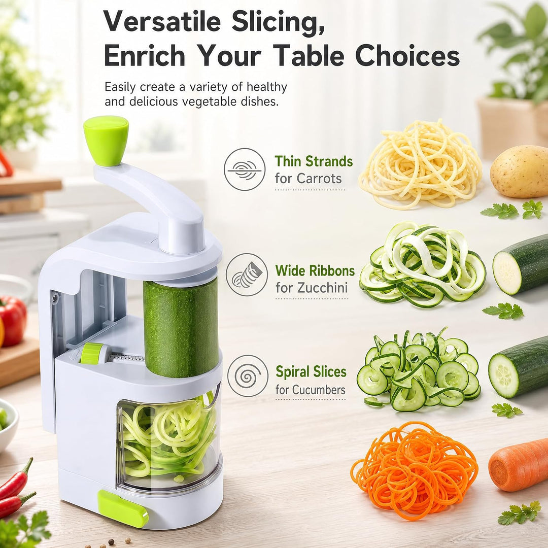 Multifunktion Spiralschneider Gemüse, 4in1 zucchini nudeln spiralschneider | spiralschneider kartoff