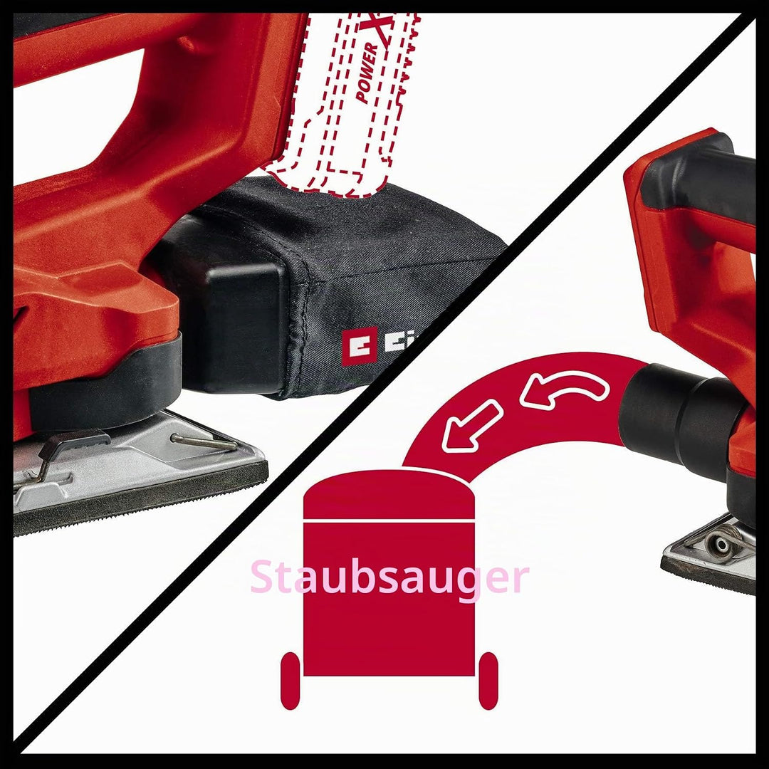 Einhell Akku-Schwingschleifer TE-OS 18/230 Li Power X-Change (Li-Ion, 18 V, 230x115 mm Schleiffläche