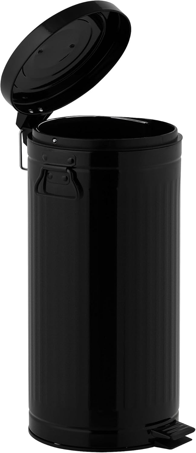 KITCHEN MOVE Abfalleimer, 30 l, Schwarz, Schwarz