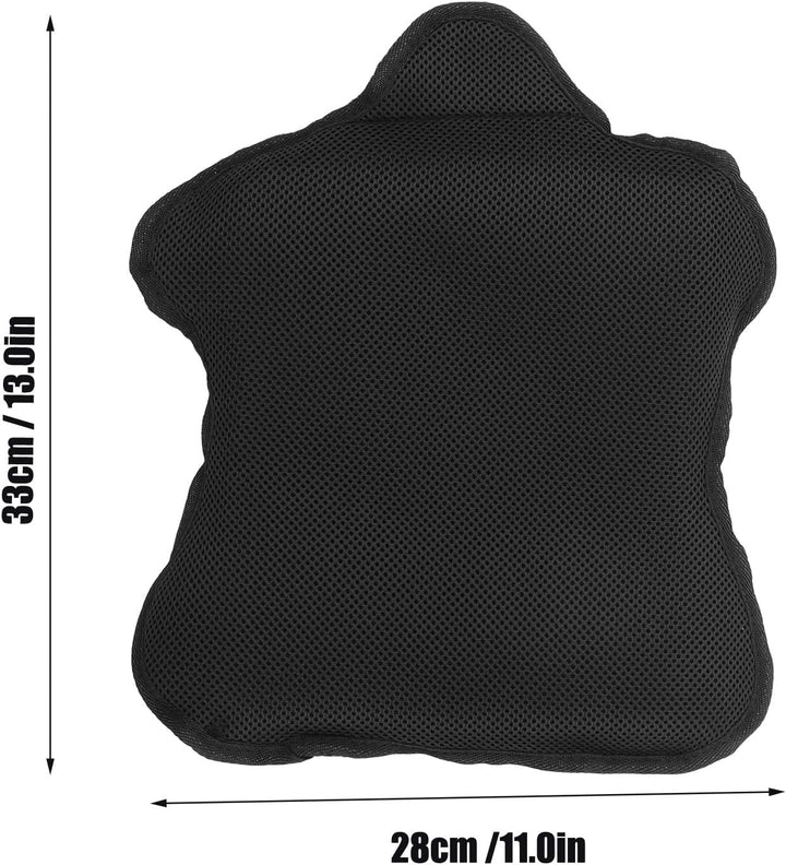 Motorrad-Gel-Sitzkissen, atmungsaktiv, stossdämpfend, Motorrad-Mesh-Sitzpolster, , bequem für Cruise