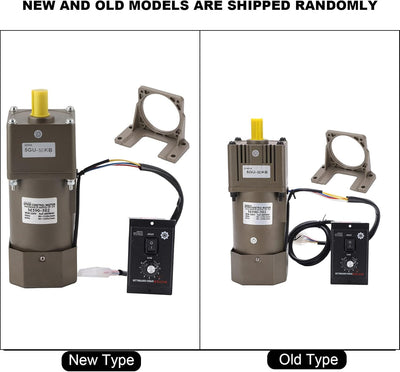 Hohe Drehmomente Einstellbarer Getriebemotoren, AC 220V 90W Einphasen Asynchron Getriebemotor (Getri