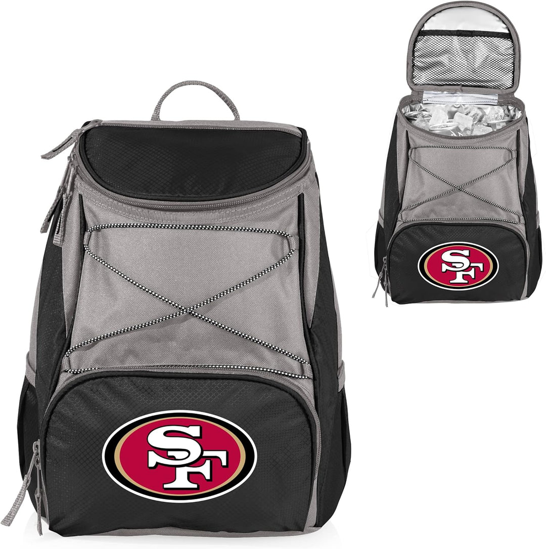 PICNIC TIME NFL Unisex Erwachsene NFL PTX Rucksack Cooler San Francisco 49ers Einheitsgrösse Schwarz