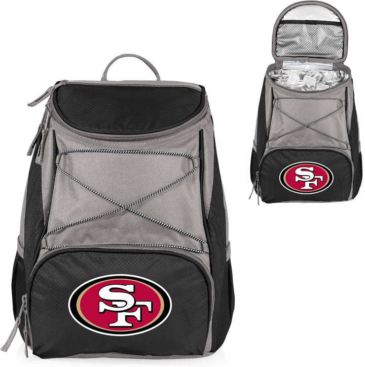 PICNIC TIME NFL Unisex Erwachsene NFL PTX Rucksack Cooler San Francisco 49ers Einheitsgrösse Schwarz