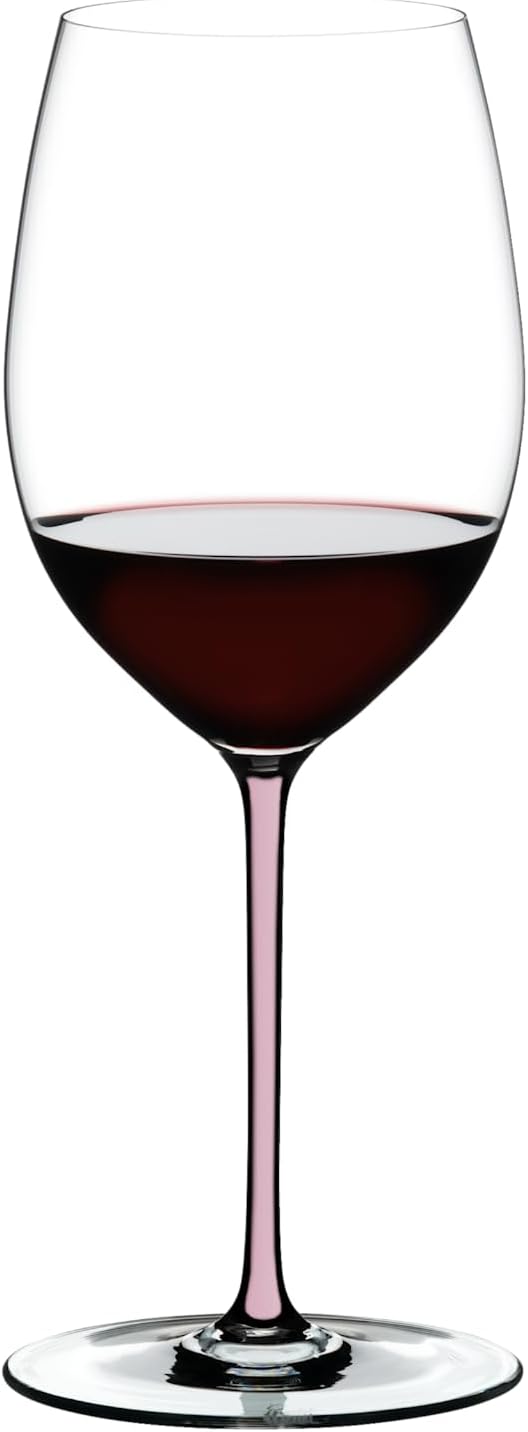 Riedel Fatto A Mano Cabernet Weinglas, einzelner Stiel, rosa, Cabernet