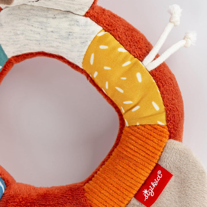 sigikid 43224 Babyaktivspielzeug Greifling, Mehrfarbig/Fuchs, Mehrfarbig/Fuchs