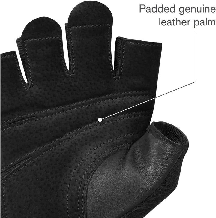 Harbinger Pro Gloves, Lightweight and Flexible Gloves with Enhanced Breathability for Moderate Lifti