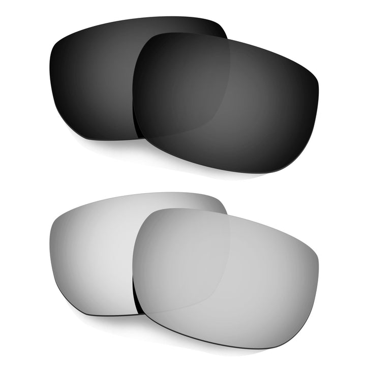HKUCO Plus Mens Replacement Lenses for Oakley Style Switch - 2 Pair