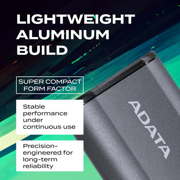 ADATA SSD 1.0TB External SE880 gy U3.2 | USB 3.2 Gen 2x2 Type-C 1TB