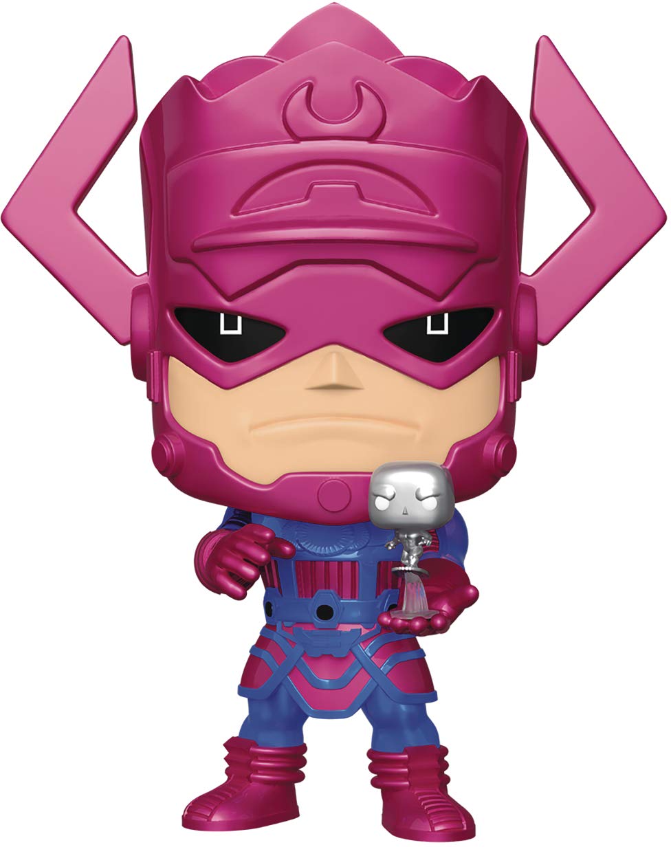 Funko - Pop Jumbo Marvel Galactus PX 25,4 cm Figur (Metallic-Version)