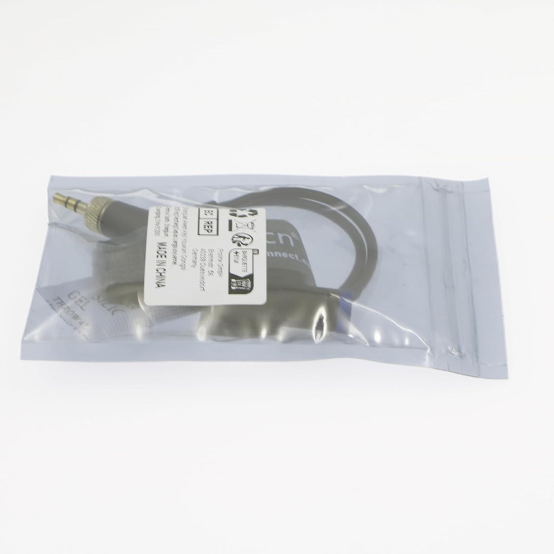 Uonecn Mini-XLR-3-Pin-Stecker auf Rechtwinklig Verriegelbares TRS-3,5-mm-Audiokabel mit Niedrigem Pr