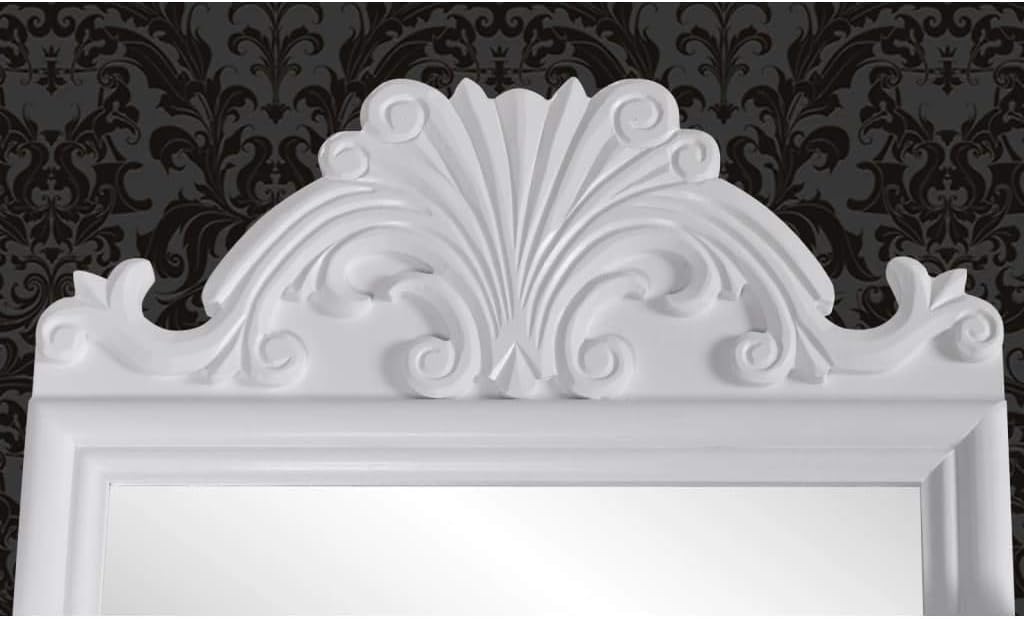 TEWTX7 Modern Schminktisch mit Schwenkspiegel, 2 Schubladen, Kosmetiktisch, Schlafzimmermöbel, MDF