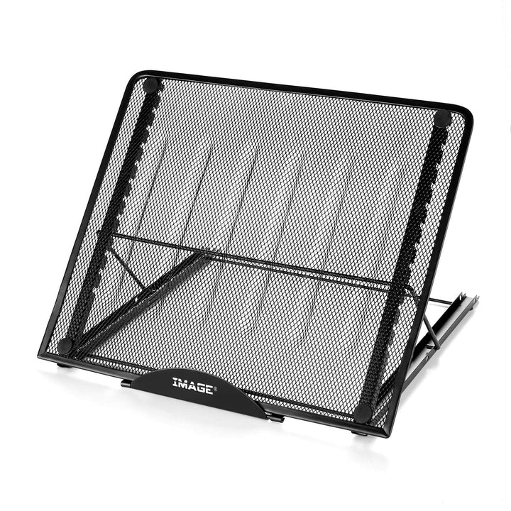 IMAGE Laptopständer Aluminium Notebook Ständer Multiwinkel verstellbare Halterung mit Gummipolster f