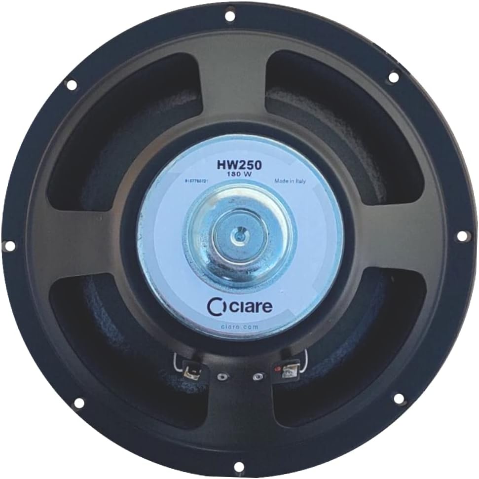 1 CIARE HW250 Tieftöner 25 cm 250 mm 10" Durchmesser 90 Watt RMS und 180 Watt max. Impedanz 8 Ohm fü