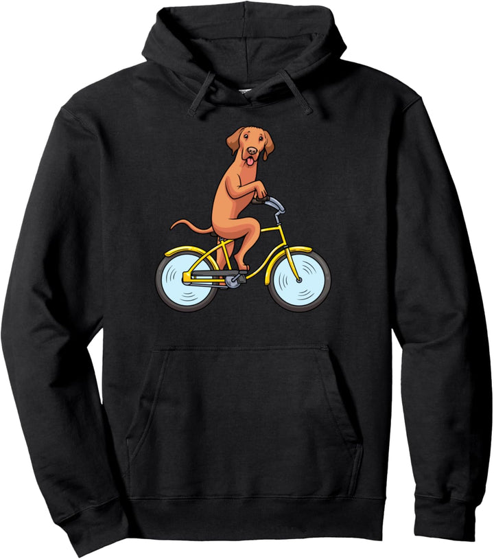 Magyar Vizsla Hund Mit Fahrrad Ungarischer Vorstehhund Pullover Hoodie