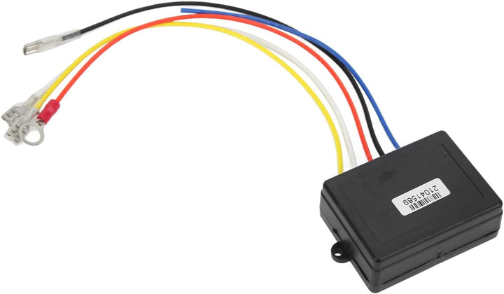 Yctze Elektrisches Windenrelais, Metall 250A 12V Windenrelais für 2000lb-5000lb ATV UTV (schwarz Bes