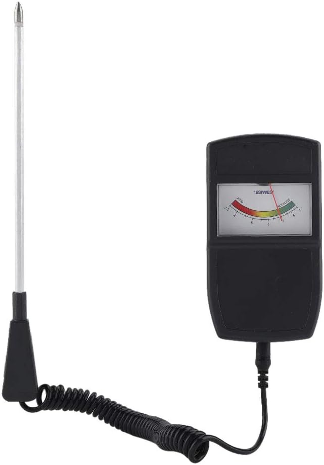 Fdit Kompakter geteilter Bodenmesser Ph Ph Tester Meter Leichter Boden Ph Level Tester für Pflanzen