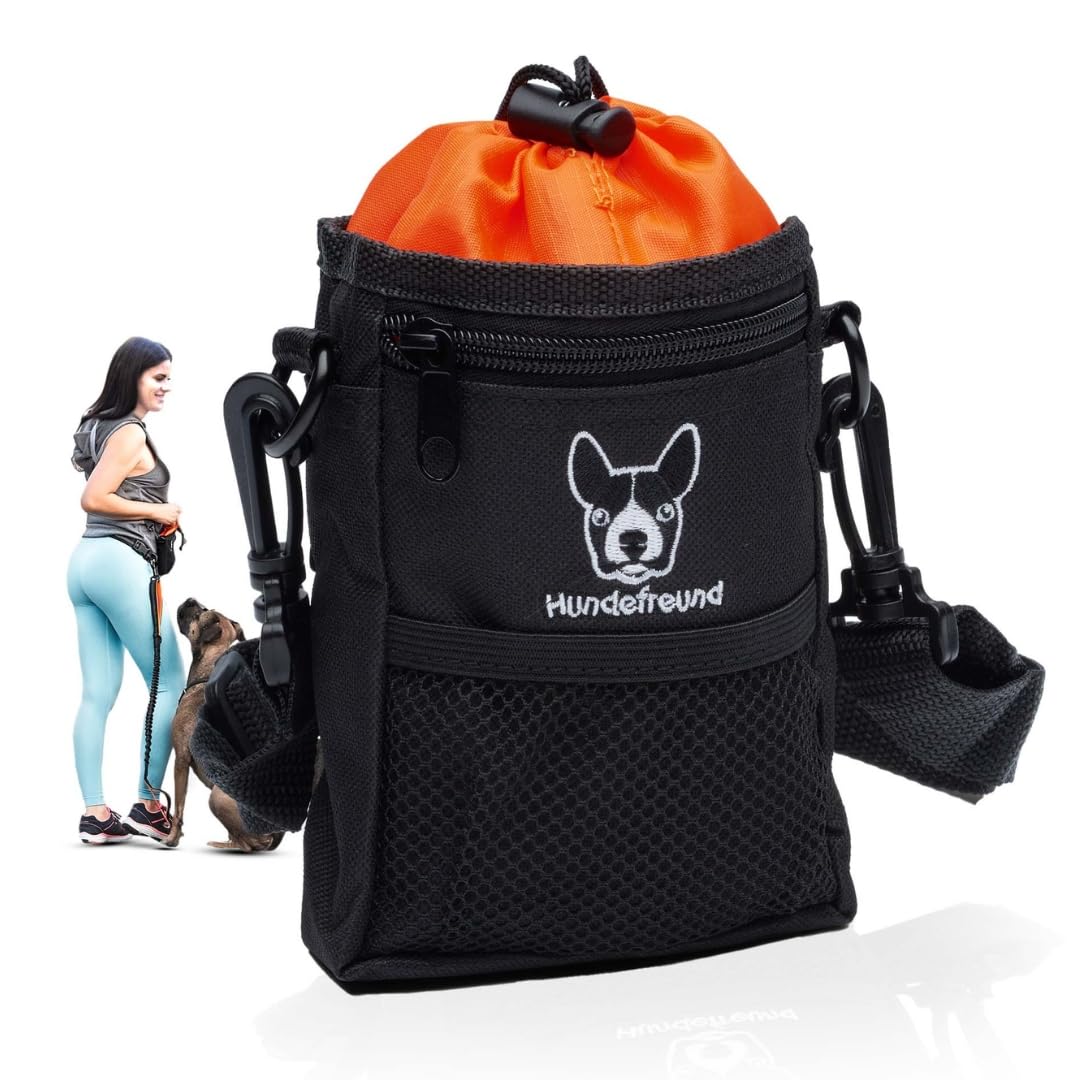 Hundefreund Leckerlibeutel für Hunde | Kleiner Futterbeutel zum Training mit dem Hund und für Lecker