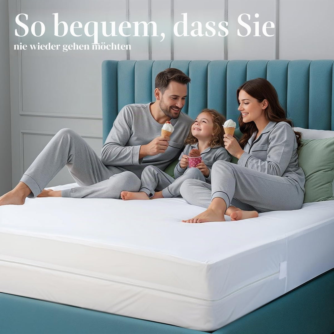 Utopia Bedding Zippered Mattress Encasement - Waterproof Mattress Protector (Queen) 1 Queen, 1 Queen