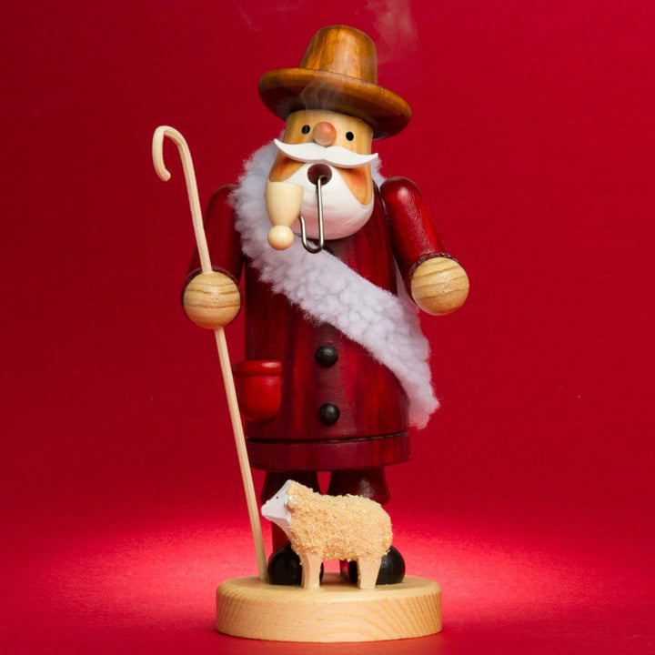 Sikora RM-A Räuchermännchen aus Holz 3 Grössen Verschiedene Motive, Farbe/Modell:A15 rot - Schäfer,
