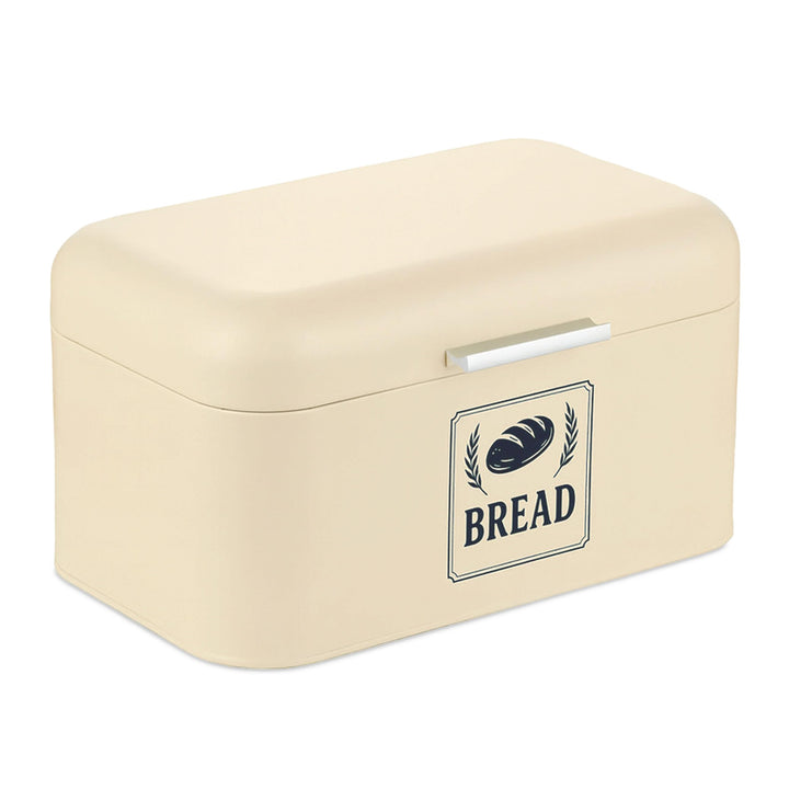 Relaxdays Brotkasten, Brotbox mit Deckel & Griff, HBT: 16,5x30x19 cm, Brot aufbewahren, Brotkiste Re