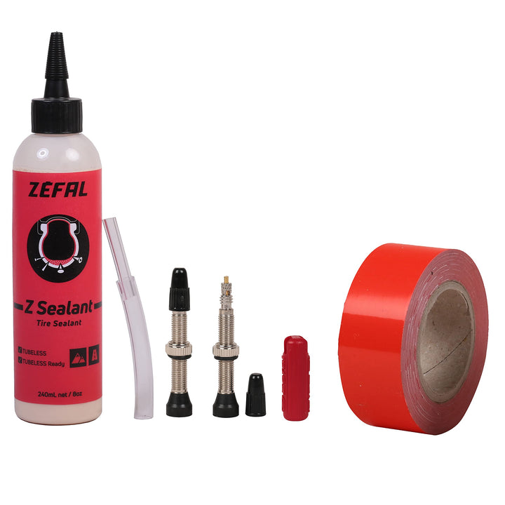 Zéfal Zéfal Unisex – Erwachsene 2701704005-Tubeless Tubeless Kit, Black, One Size Zéfal Zéfal Unisex