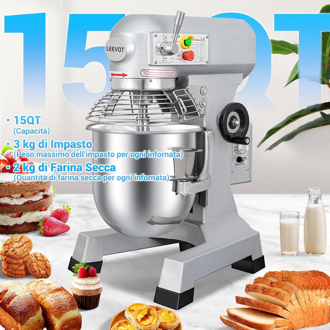 Kommerzielle Planetenknetmaschine (1, Timer-Version 15L) 15L Timer, 15L Timer