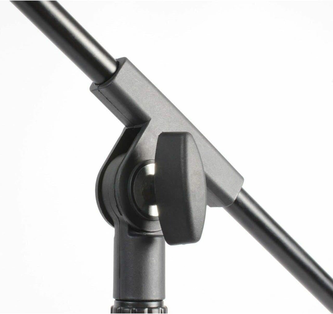 Vonyx Universal-Mikrofonständer mit Haltegriff, höhenverstellbar mit Halterung und Adapter