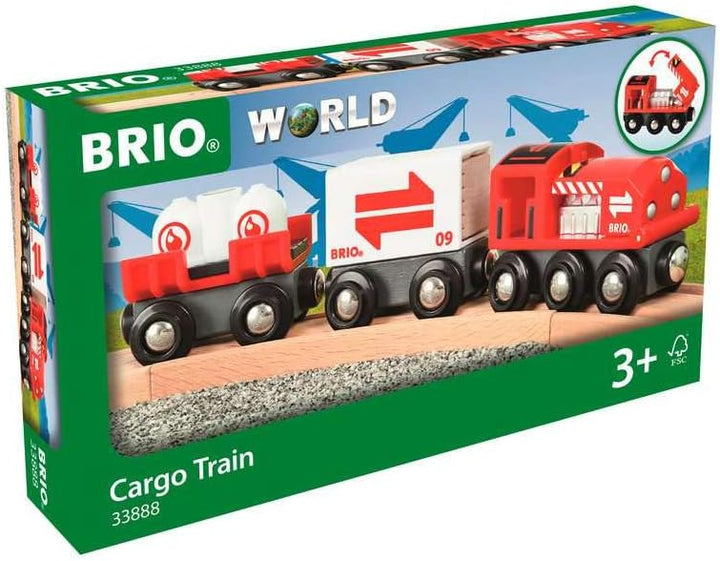 BRIO Bahn 33888 - Güterzug mit Frachtladung