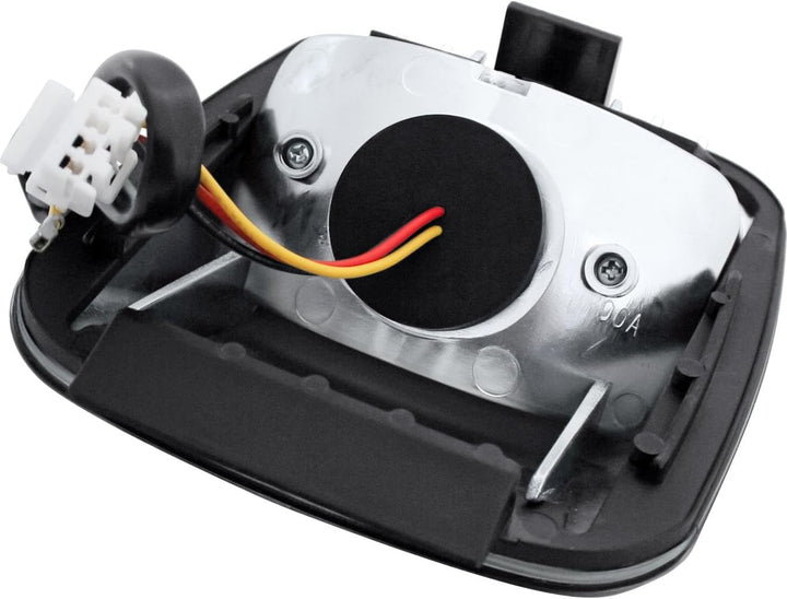 SHIN YO LED-Rücklicht, getöntes Glas und Chromreflektor, HARLEY-DAVIDSON V-Rod 02-08 (Black)