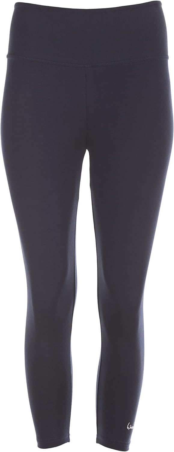 Winshape Damen Fitness Freizeit Sport Yoga 7/8-Slim Tights Leggings WTL31, Slim Style XS Night-blue,